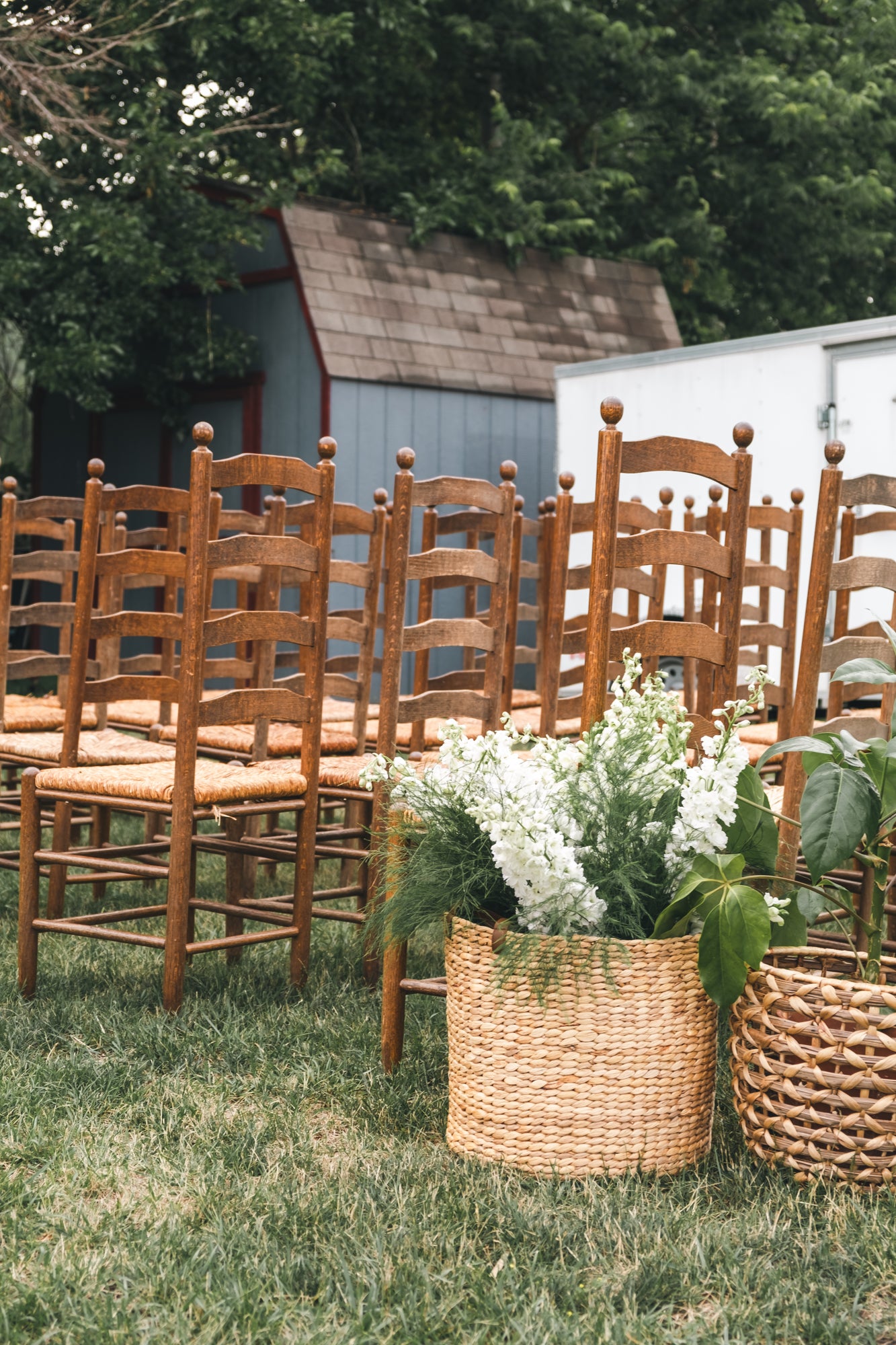 Antique Ladder Back Chair