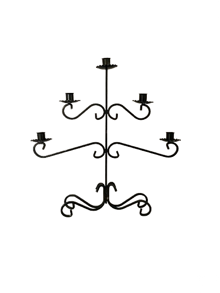 Traditional Black Candelabra