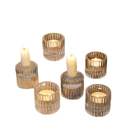 Reversible Fluted Candle Vessel