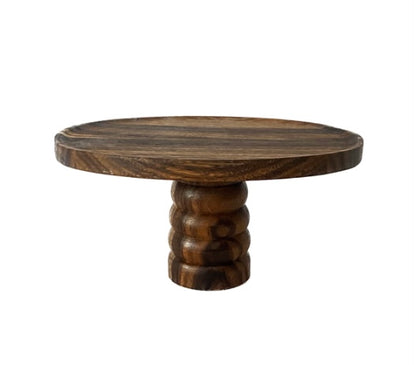 Acacia Wood Pedestal Collection