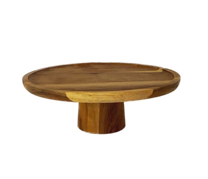 Acacia Wood Pedestal Collection