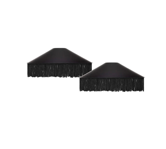 Caviar Tassel Shade Pair