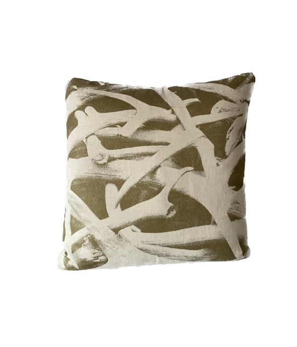 Antler Velvet Pillow