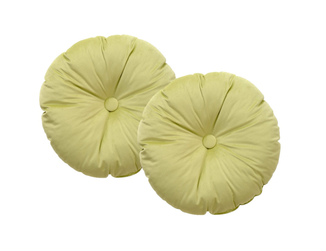 Pear Tufted Pillow Pair