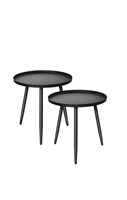 Caviar Side Table Pair