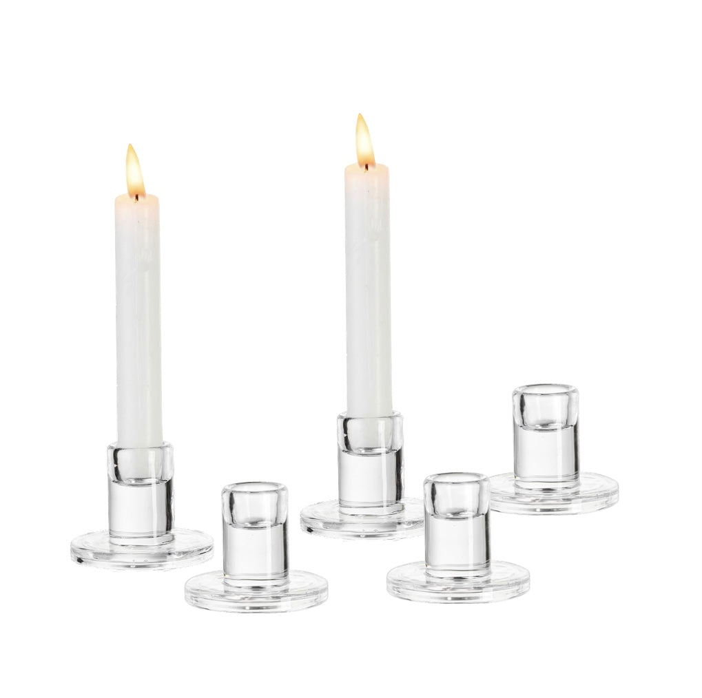 Minimalist Glass Candlestick Holder