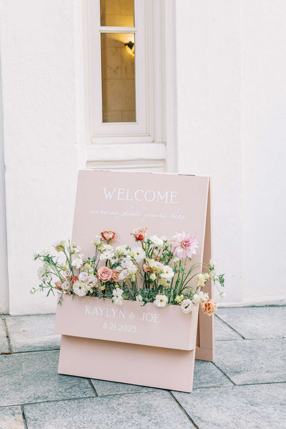 Welcome Flower Box