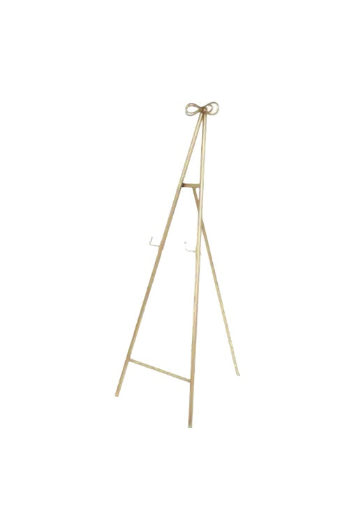 Brass Bow Sign Stand