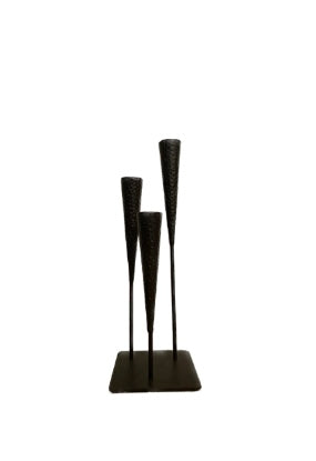 Brutalist Floor Candelabra Pair