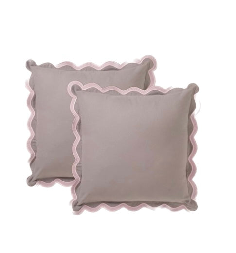 Lila Scallop Pillow Pair