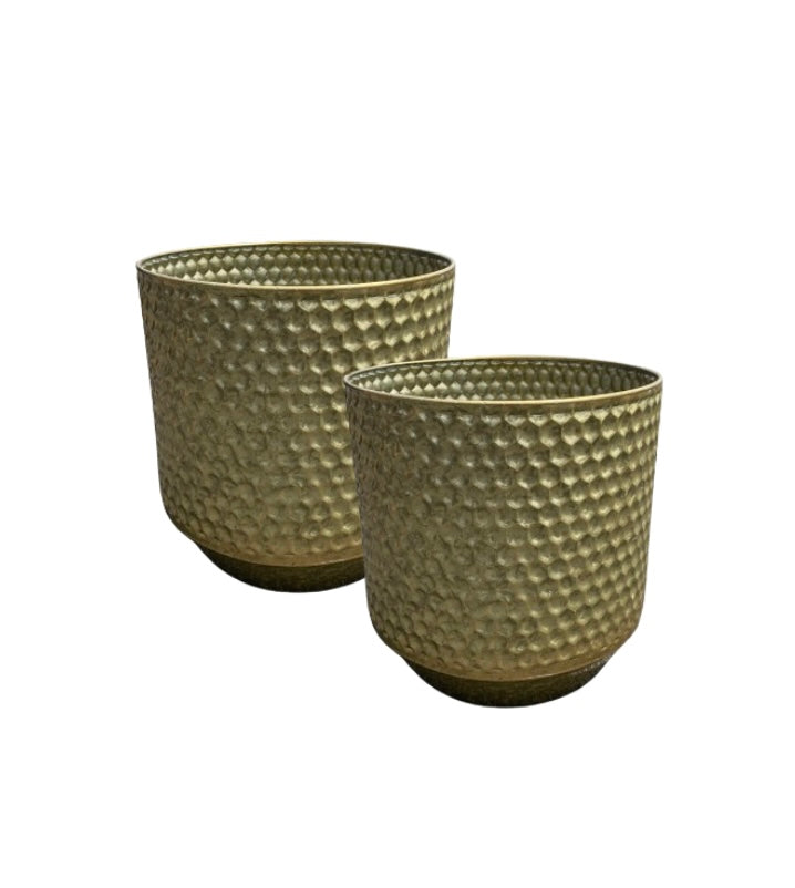 Goldie Floor Planter Pair