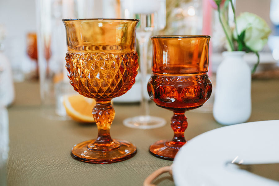 Amber Goblet Collection